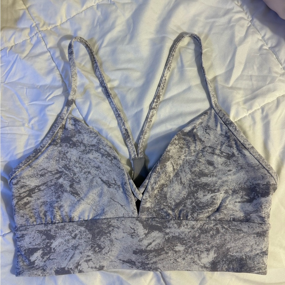 Gray Marble Racerback Lululemon Sports Bra